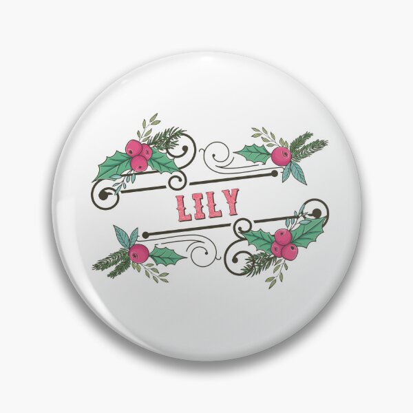 Item preview, Lily Personalized Custom Christmas Name - Cool & Funny Design for Women and Girls designed and sold by Watsonarts.
