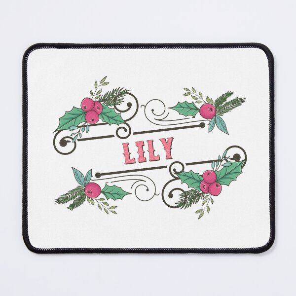 Item preview, Lily Personalized Custom Christmas Name - Cool & Funny Design for Women and Girls designed and sold by Watsonarts.
