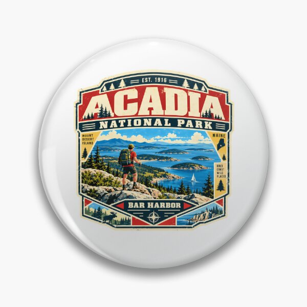 Item preview, Acadia National Park Mount Desert Island Bar Harbor Maine Hiking Explorer designed and sold by ManilStuck237.