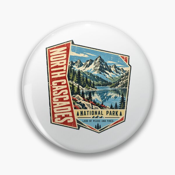 Item preview, North Cascades National Park Land Of Peaks And Pines Washington State Outdoors Hiking Nature Lover designed and sold by ManilStuck237.