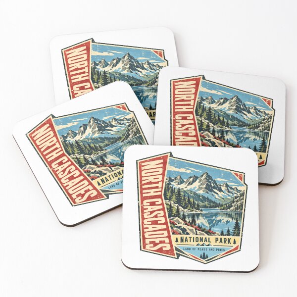 Item preview, North Cascades National Park Land Of Peaks And Pines Washington State Outdoors Hiking Nature Lover designed and sold by ManilStuck237.
