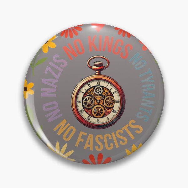 Item preview, No Kings No Fascists Flower Protest Shirt-93 designed and sold by JefferyEvans.