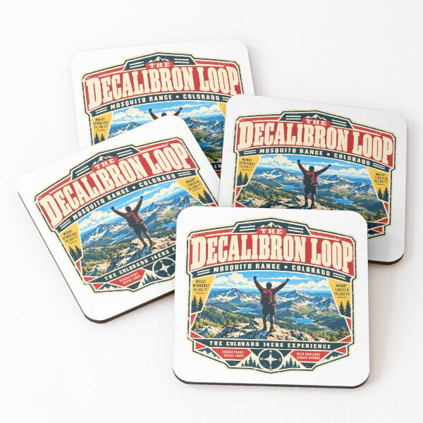 Item preview, The Decalibron Loop Colorado 14ers Hiking Mountaineering designed and sold by ManilStuck237.