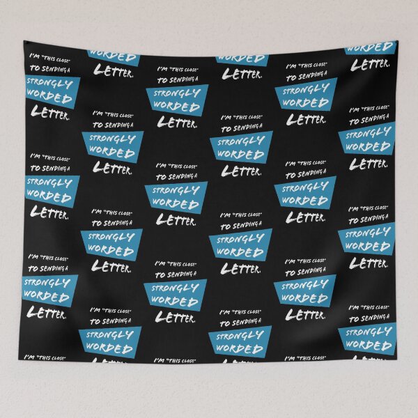 Item preview, The Very Threat of a Strongly Worded Letter (for dark backgrounds) designed and sold by ubiquitoid.