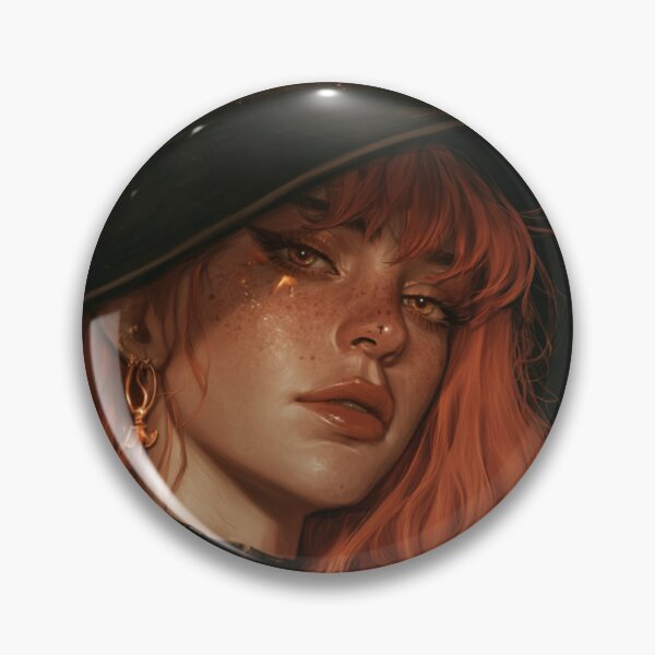 Item preview, Ember Witch – Fiery Redhead Gothic Fantasy designed and sold by WhimsyWink.