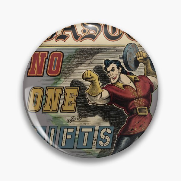 Item preview, NO ONE LIFTS LIKE GASTON Lifting Weights T-Shirt-3 designed and sold by JefferyEvans.