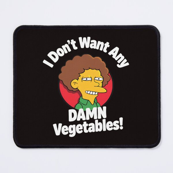 Item preview, I Don't Want Any Damn Vegetables! Character Quote designed and sold by Millle-Feuye.