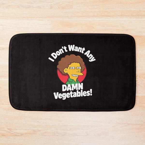 Item preview, I Don't Want Any Damn Vegetables! Character Quote designed and sold by Millle-Feuye.