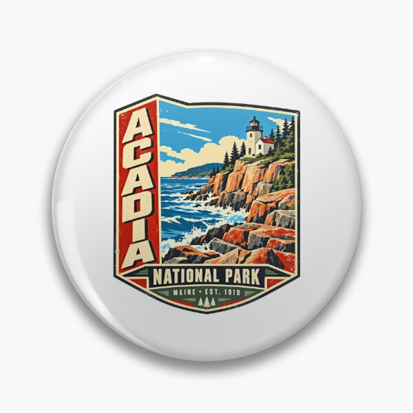 Item preview, Acadia National Park Maine Est 1919 Travel Souvenir Hiker designed and sold by ManilStuck237.