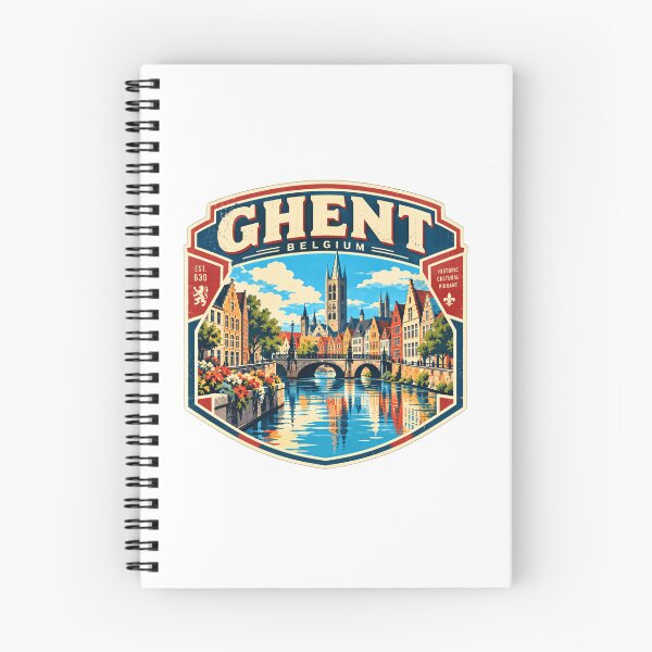 Item preview, Ghent Belgium Travel Tourist Souvenir Est. 630 Historic Cultural Vibrant designed and sold by ManilStuck237.