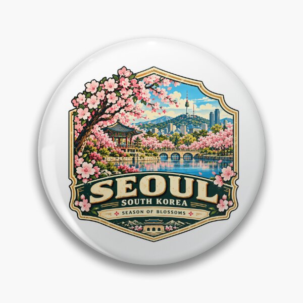 Item preview, Seoul South Korea Season Of Blossoms Korean Travel Lover designed and sold by JasonStars123.