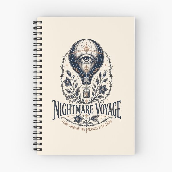 Item preview, Nightmare Voyage Vintage Terrifying Balloon Poster designed and sold by Nadiename.