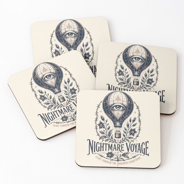 Item preview, Nightmare Voyage Vintage Terrifying Balloon Poster designed and sold by Nadiename.