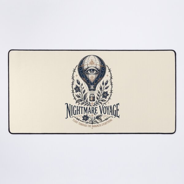 Item preview, Nightmare Voyage Vintage Terrifying Balloon Poster designed and sold by Nadiename.
