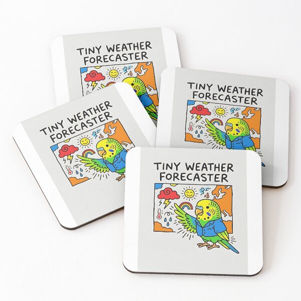 Item preview, Budgerigar Weather Forecaster designed and sold by PictoVibe.