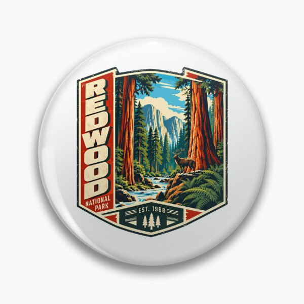 Item preview, Redwood National Park Est. 1968 California National Park Nature Outdoors designed and sold by kristyparkStar3.
