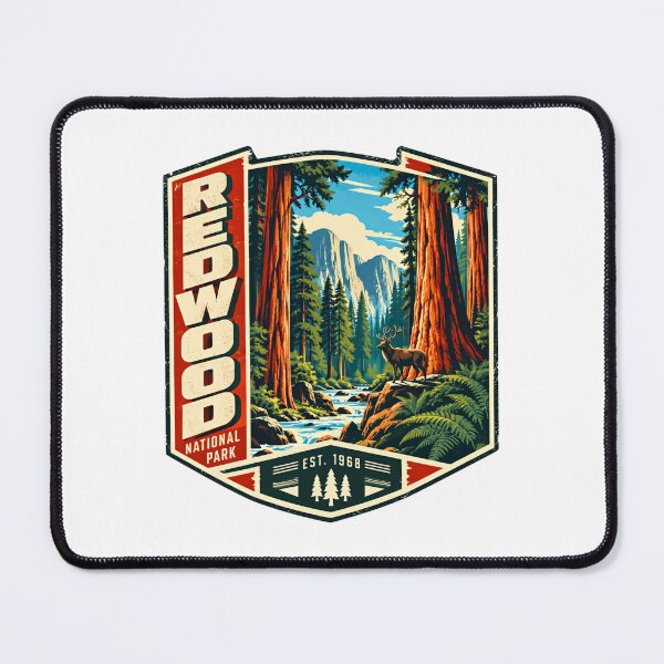 Item preview, Redwood National Park Est. 1968 California National Park Nature Outdoors designed and sold by kristyparkStar3.