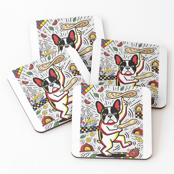Item preview, French Bulldog Pizza Acrobat designed and sold by PictoVibe.