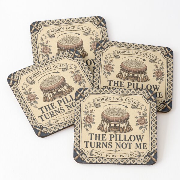 Item preview, The Pillow Turns Not Me Lace Pillow designed and sold by BoosterShop.