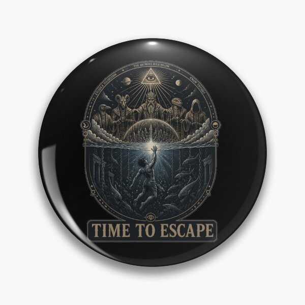 Item preview, Time To Escape - Gnostic Matrix Archons & Liberation designed and sold by GRIMDELIGHT.