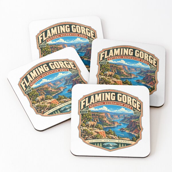 Item preview, Flaming Gorge National Recreation Area Utah Wyoming Travel Outdoors Souvenir designed and sold by kristyparkStar3.