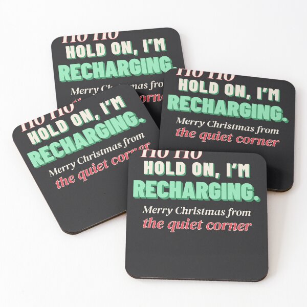Item preview, Hold On I'm Recharging Funny Introvert Christmas Humor designed and sold by SickDesign.