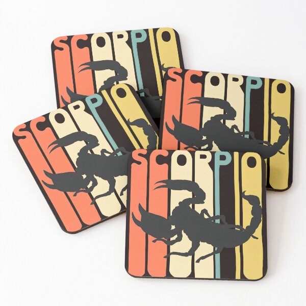 Item preview, Scorpio Retro Vintage Sunset Stripe Zodiac Sign designed and sold by Artful-Blooms.
