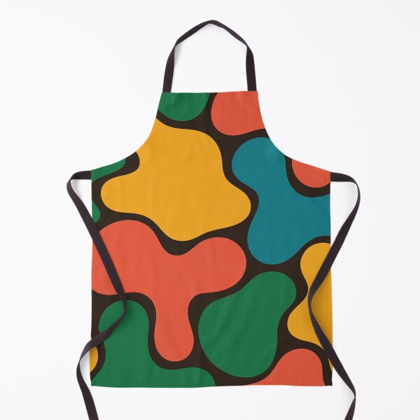 Item preview, Retro Abstract Organic Shapes Mid Century Pattern designed and sold by Mindful Wall Art Studio.