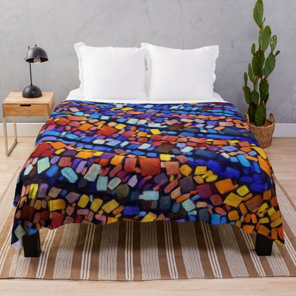 Item preview, Blue Accented Mosaic Pattern designed and sold by Jill Nightingale.