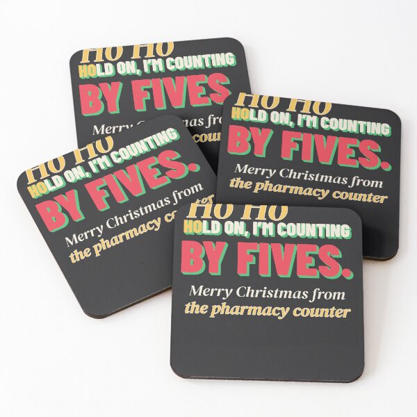 Item preview, Hold On I'm Counting By Fives Funny Pharmacist Christmas designed and sold by SickDesign.