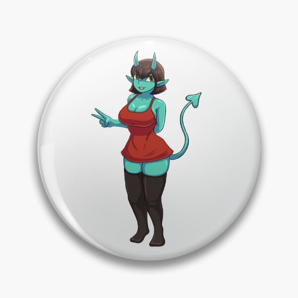 Item preview, Blue Demon Girl designed and sold by Skosh Shop.