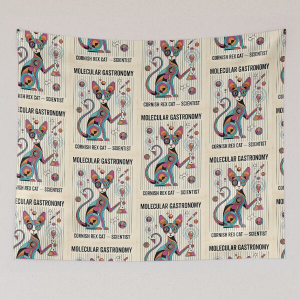 Item preview, Cornish Rex Molecular Gastronomy designed and sold by PictoVibe.