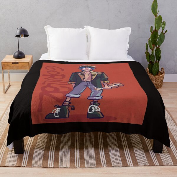 Item preview, Gorillaz Character with Ukulele Graffiti Art designed and sold by NoxArtis.