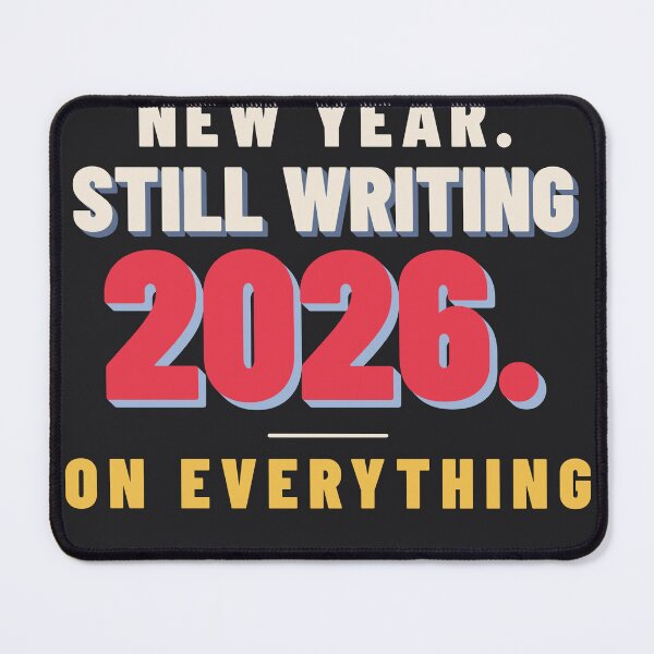 Item preview, Happy 2027 New Year Still Writing 2026 On Everything Funny designed and sold by SickDesign.