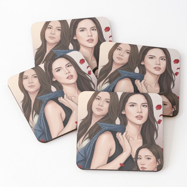 Item preview, What's Real 3rd Chris Sun Dear Person Actress Thai GL LGBTQ+ Cartoon Decor Comic Wall Art Print Poster Shirt Clock Blanket KDrama designed and sold by Mind Space.