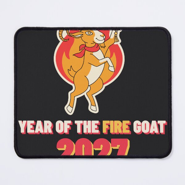 Item preview, Year Of The Fire Goat 2027 Chinese Spring Festival Cartoon designed and sold by SickDesign.