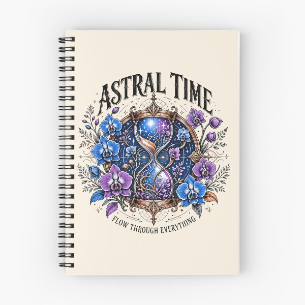 Item preview, Astral Time Vintage Botanical Hourglass Poster designed and sold by Nadiename.