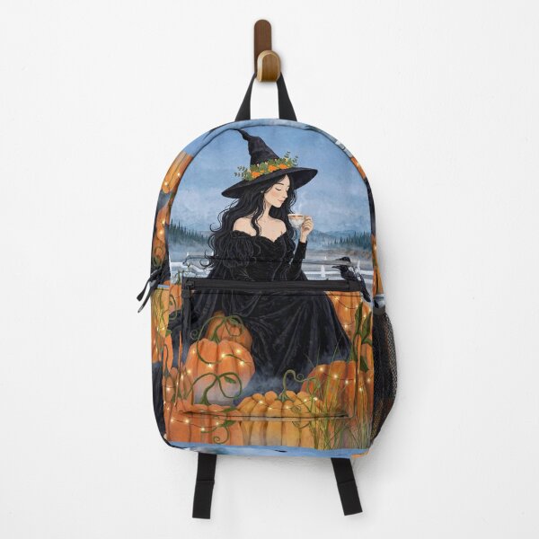 Item preview, The Beautiful Witch Savoring a Cup of Enchanted Tea. designed and sold by DibujandoPorfa.