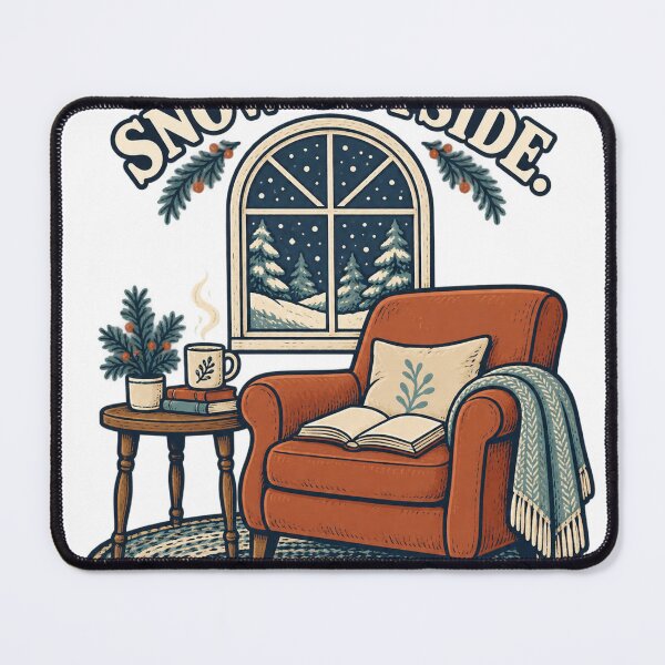 Item preview, Snow Outside Plot Complications Inside Winter Reading designed and sold by Xnuery.