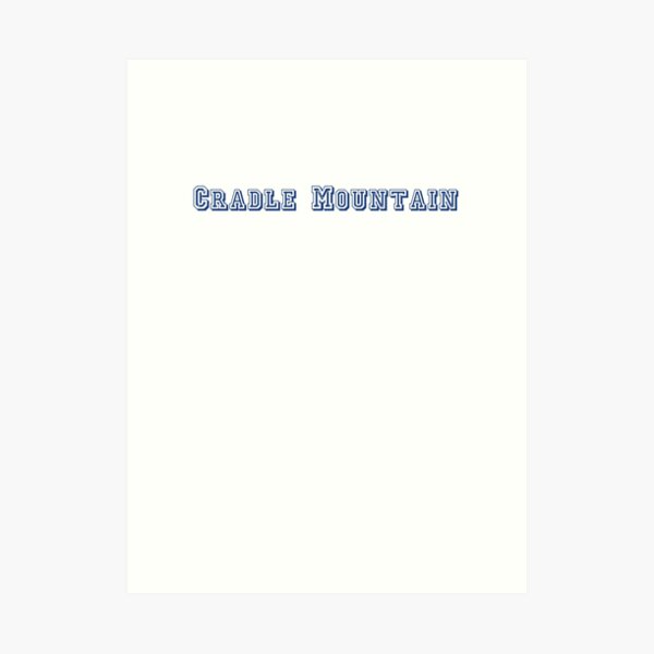 Cradle Mountain Art Print