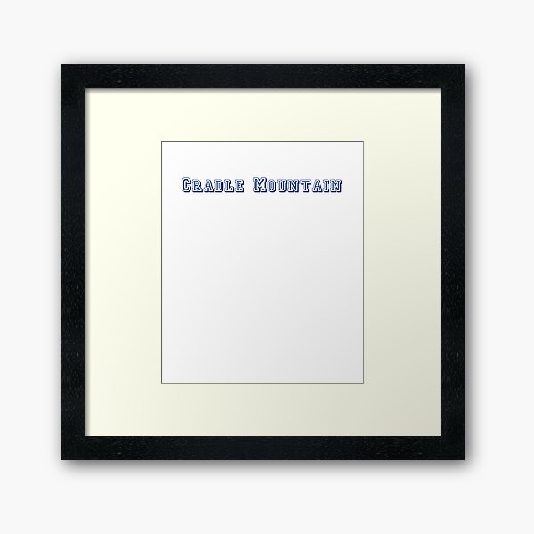 Cradle Mountain Framed Art Print