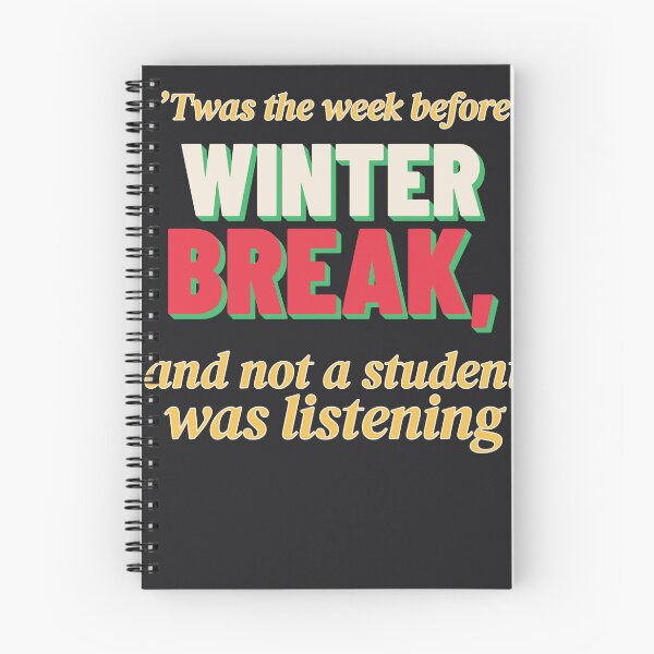 Item preview, Twas The Week Before Winter Break Funny Teacher Christmas designed and sold by SickDesign.