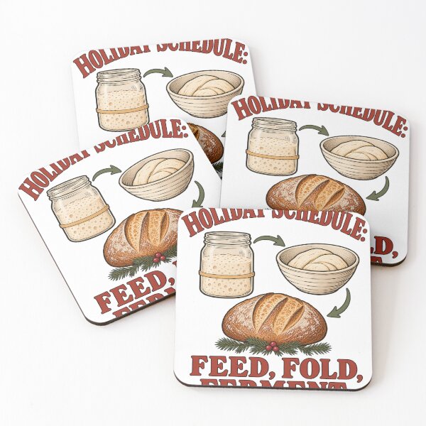 Item preview, Feed Fold Ferment Holiday Sourdough Schedule designed and sold by Xnuery.