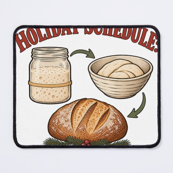 Item preview, Feed Fold Ferment Holiday Sourdough Schedule designed and sold by Xnuery.