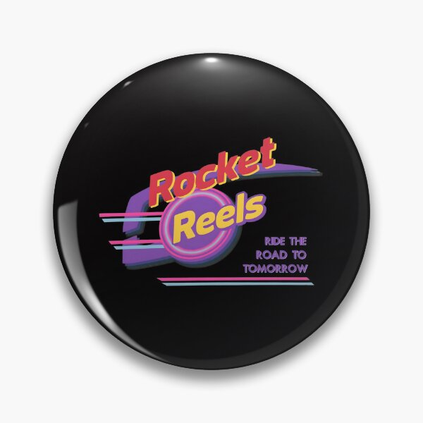 Item preview, Rocket Rods 80s Retro Future Neon Logo designed and sold by ValentinCasevc.