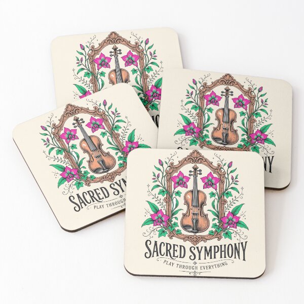 Item preview, Sacred Symphony Vintage Botanical Violin Poster designed and sold by Nadiename.