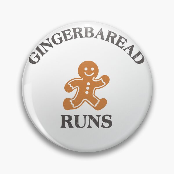 Item preview, Run, Gingerbread, Run! – Retro Christmas Art designed and sold by SugarCore.