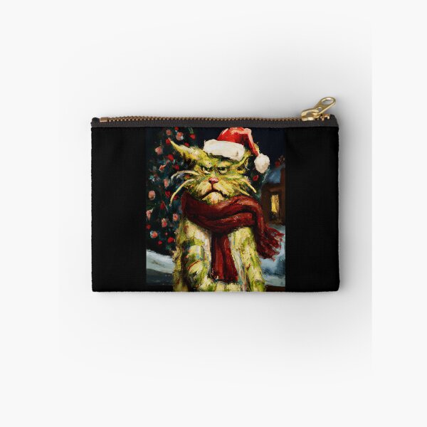Item preview, Christmas Grinch Cat designed and sold by Solrosales.