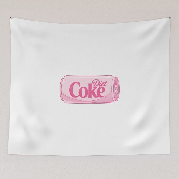 Aperçu de l'œuvre Coca-Cola Light rose créée et vendue par Askedapples.