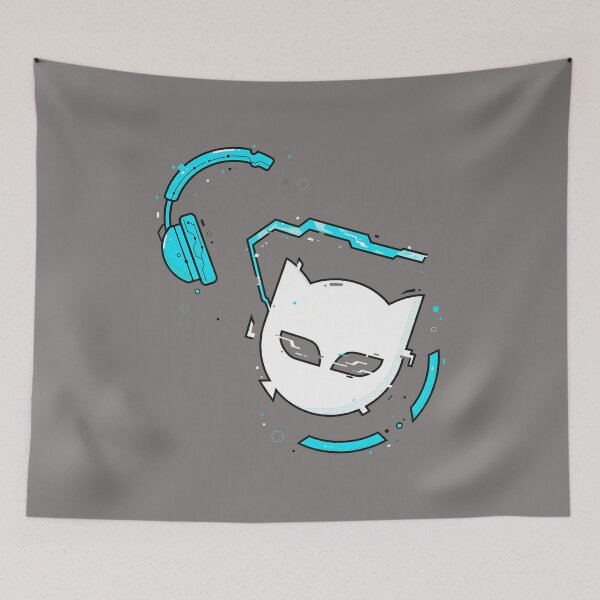 Item preview, Retro Music Software Cat Head Icon-83 designed and sold by CharityBarnes.